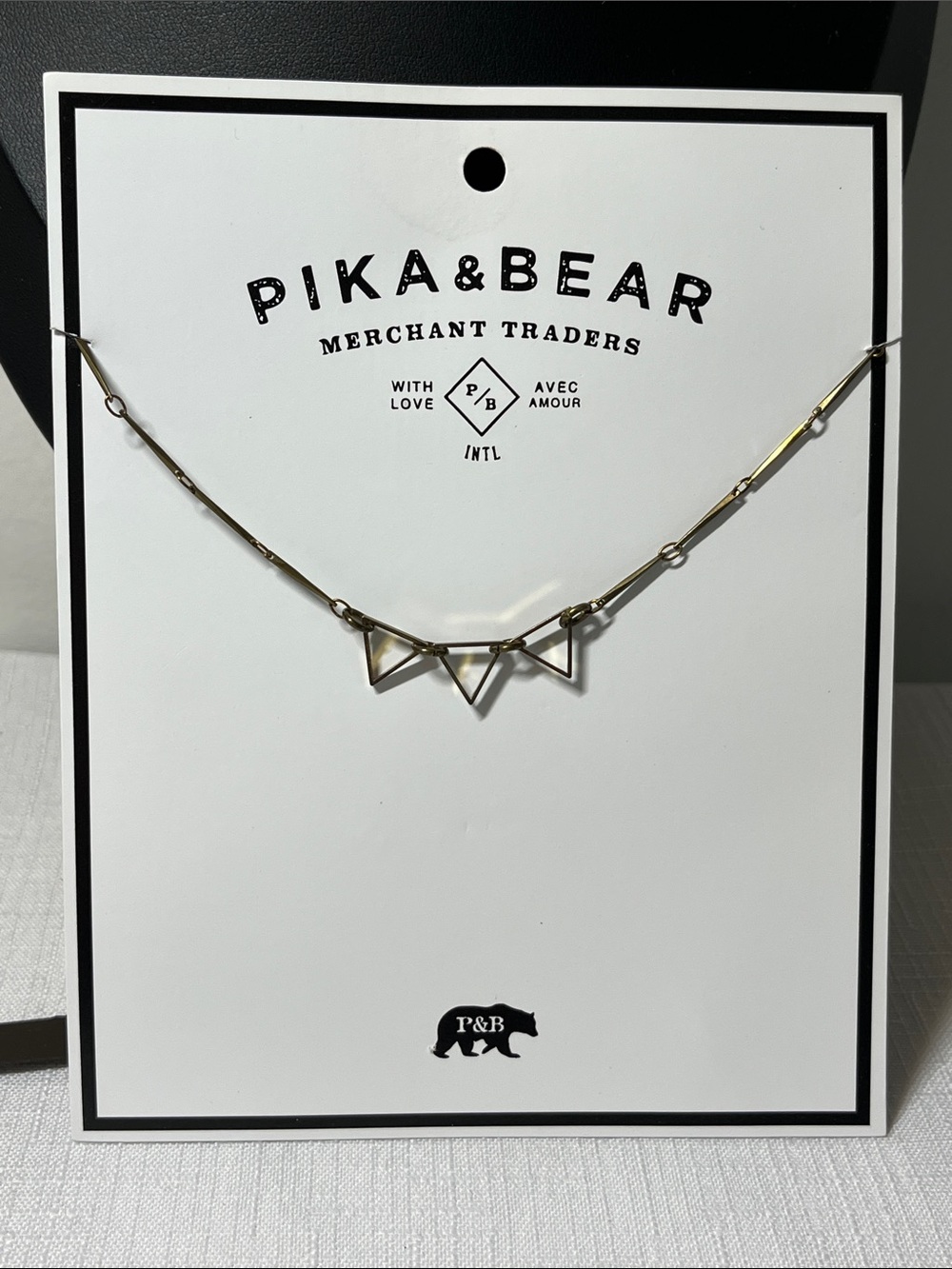 Pika & Bear 17” necklace. New
Nickel and lead free